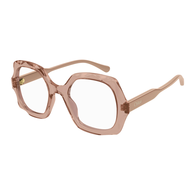 Chloe Women's Designer Square Eyeglasses CH0228O003 Clear Demo