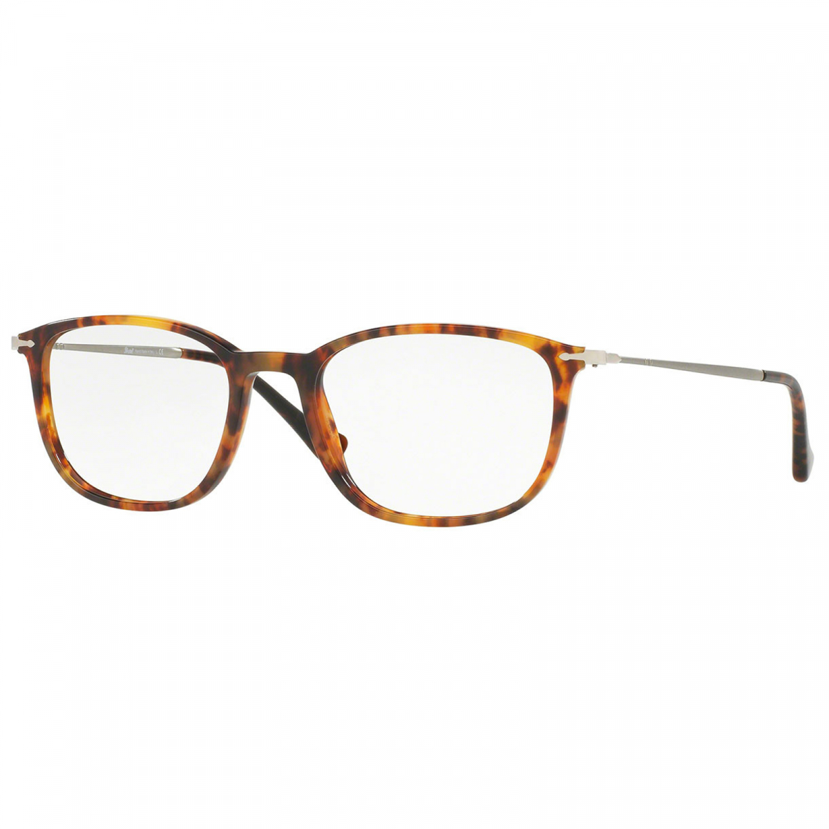 Persol 0PO3315S 24/33 55mm Havana/Brown Rectangular Men's Sunglasses - Made In Italy