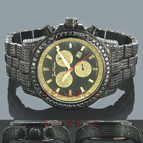 Joe Rodeo Men's Black Diamond Watch Pilot 27.70 964584