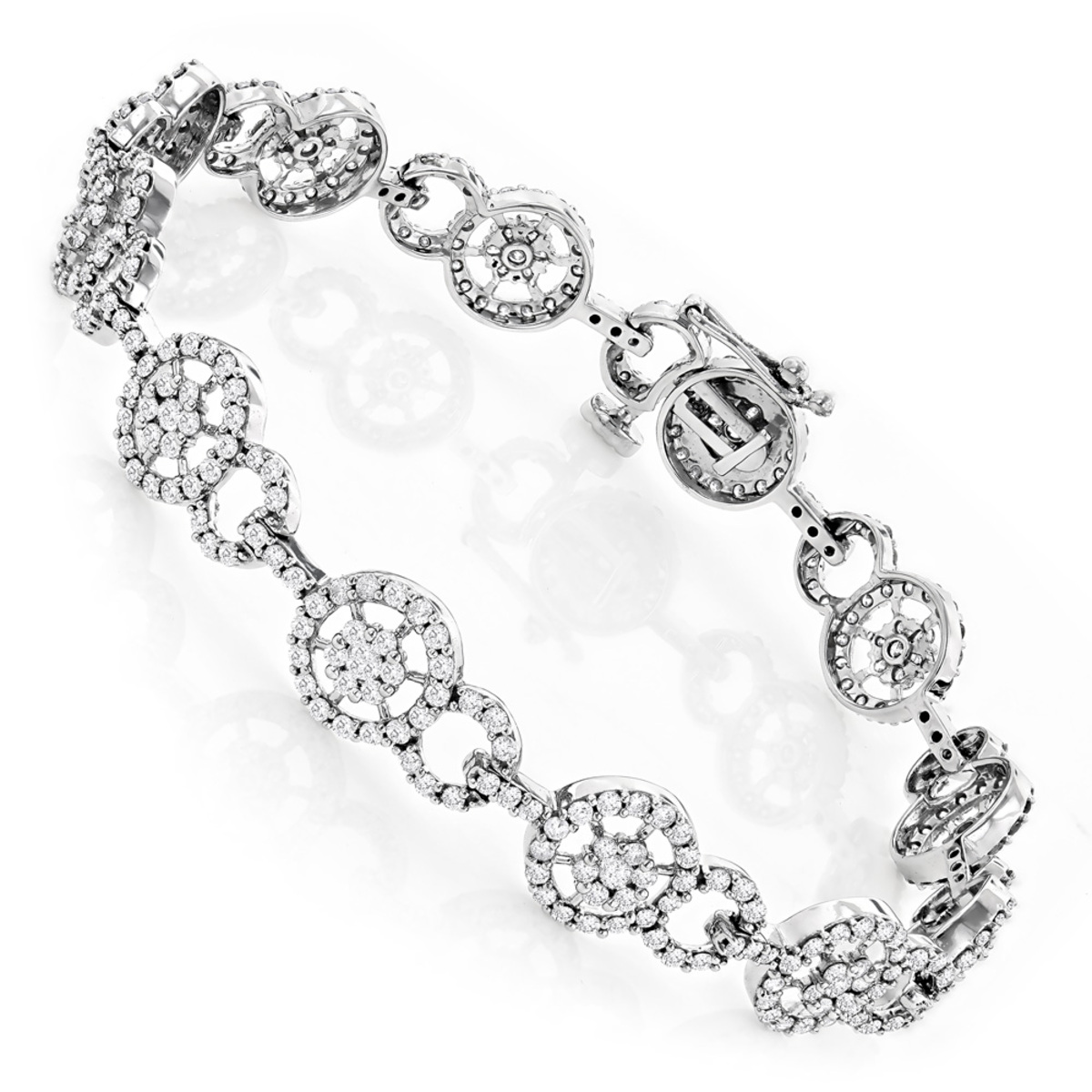Beautiful Bracelet with White Circles. main image 1