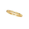 10k Yellow Gold Women's Textured Classic Bangle Bracelet 8 inch