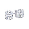 14K Gold Cushion Shape Lab-Grown Diamond Stud Earrings 4 Prong Push Back 1-10 Carats