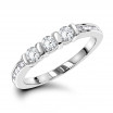 Thin 14K Gold Diamond Designer Engagement Ring Band 0.44ct
