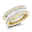 14K Gold Diamond Eternity Band 5.5ct