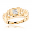 14K Gold Women's Diamond Ring Princess Diamonds 0.25ct