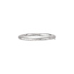 14k White Gold Unisex Polished Classic Bangle Bracelet 8 inch