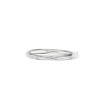 14k White Gold Unisex Polished Classic Bangle Bracelet 8 inch
