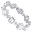 18K Gold Unique Diamond Bracelet for Women Star Design with Lab Diamonds