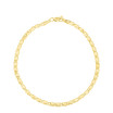 2.9mm Gold Heart Anklet for Women | 14K Yellow Gold | Lobster Clasp