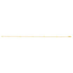 3mm Gold Heart Anklet for Men & Women | 14K Yellow Gold | Lobster Clasp