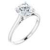 Audrey 1.25 Carat Round Diamond Accented Infinity-Inspired Engagement Ring