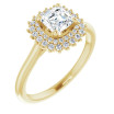 Blake 0.75 Carat Asscher Diamond Halo-Style Engagement Ring