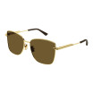 Bottega Veneta Women's Designer Rectangle RX-Sunglasses BV1237S002 Metal Frame