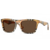 Burberry Men's Designer Square RX-Sunglasses BE4434414673/57 Dark Brown Lenses