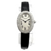 Cartier Baignoire 18K White Gold Women's Diamond Watch 2.02ct