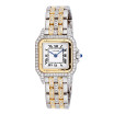 Cartier La Panthere 18K Gold and Stainless Steel Women's Watch 22mm ~1.2ct