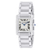 Cartier Tank Francaise Stainless Steel Diamond Women's Watch 20mm 0.68ct