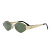 Celine Women's Designer Geometric Sunglasses CL40254U30N Green Lenses