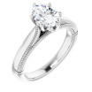 Ellie 1 Carat Oval Diamond Solitaire Engagement Ring
