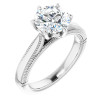Ellie 2 Carat Round Diamond Solitaire Engagement Ring