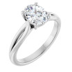 Emily 1 Carat Oval Diamond Solitaire Engagement Ring
