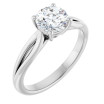 Emily 1 Carat Round Diamond Solitaire Engagement Ring