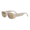 Fendi Men's Designer Rectangle RX-Sunglasses FE40169I45E Brown Lenses