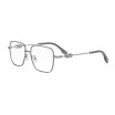 Fendi Men's Designer Square Eyeglasses FE50102F54012 Clear Demo Lenses