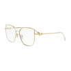 Fendi Women's Designer Butterfly Eyeglasses FE50084U56030 Clear Demo Lens