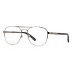 Gucci Men's Designer Aviator Eyeglasses GG1290O001 Clear Demo Lenses