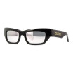 Gucci Men's Designer Rectangle Sunglasses GG1296S002 Grey with Silver Mirror Lenses