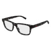 Gucci Men's Designer Square Eyeglasses GG1987O003 Clear Demo Lens