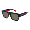 Gucci Unisex Designer Square RX-Sunglasses GG1868S004 Brown Lenses