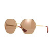Gucci Women's Designer Geometric Sunglasses GG0818SA002 Brown Lenses