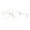 Gucci Women's Designer Round RX-Sunglasses GG0396S001 Transparent Lenses