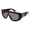 Gucci Women's Designer Shield Sunglasses GG1950S003 Grey Lenses