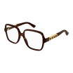 Gucci Women's Designer Square Eyeglasses GG1193OA002 Clear Demo Lens