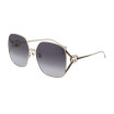 Gucci Women's Designer Square RX-Sunglasses GG1323S001 Grey Gradient Lenses