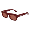Gucci Women's Designer Square RX-Sunglasses GG1777S002 Warm Brown Lenses