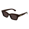 Gucci Women's Designer Square RX-Sunglasses GG1790S002 Brown Lenses