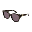 Gucci Women's Designer Square Sunglasses GG1830SK004 Violet Lenses