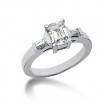 14K Gold Designer Diamond Engagement Ring 0.39ct