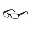 Jimmy Choo Women's Designer Rectangle Eyeglasses JC271008600 Clear Demo Lenses