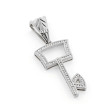 Key Necklaces 14K Gold Diamond Key Pendant 0.43ct