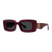 Loewe Women's Designer Rectangle Sunglasses LW40101I66A Grey Lenses