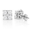 Lux 2 Carat Diamond Stud Earrings 14K Gold