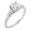 Magnolia 1 Carat Cushion Diamond Solitaire Engagement Ring