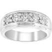 Men's 10k or 14k Gold Lab Grown Round Diamond Wedding Ring l 1.5ct l G, VS