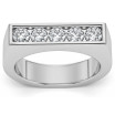 Men's 10k or 14k Yellow,Rose,White Gold Round Diamond Ring l 0.95ct l G-H 