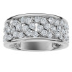 Men's 10k or 14k Yellow,Rose,White Gold Round Diamond Ring l 1.21ct l H 